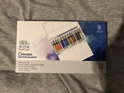 Winsor And Newton Cotman Watercolour Tube Travel Set 12 Paints  • £17