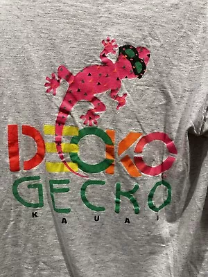 Vintage Original 90’s Decko Gecko Hawaii Surf Vibe T-Shirt Size Large • $11.99