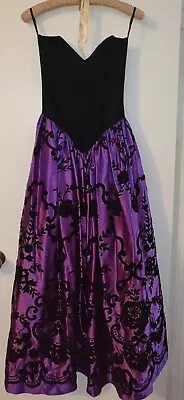 Vintage 80s Stunning Gunne Sax Jessica Mcclintock Prom Dress Size Medium  • $55.99