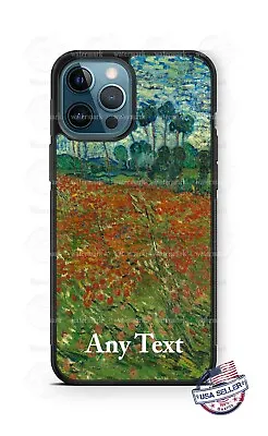 Vincent Van Gogh Field Of Poppies Painting Classic Design Phone Case Cover Gift • $14.98