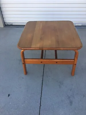 Beautiful Vintage Mid Century Modern Teak Wood Small Coffee Table • $299.95