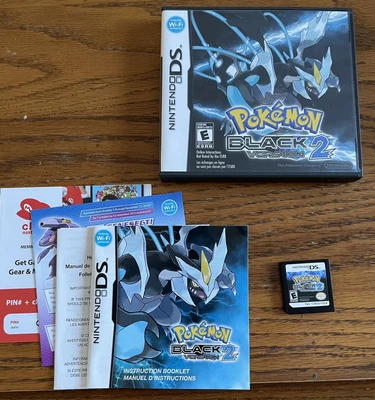 $201.33 • Buy Pokemon Black Version 2 (Nintendo DS, 2012) Complete CIB Authentic Tested