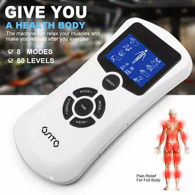 Electric Pulse Massager Tens Unit Muscle Stimulator Machine Therapy Pain Relief • $19.99