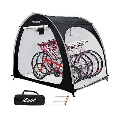 ICool Outdoor Bike Covers Storage Shed Tent Outdoor Motorcycle Storage Shed... • $136.38