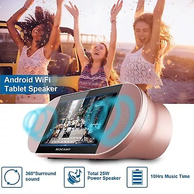 Kocaso 7in Touch Screen Android Tablet PC With 25W Wireless Speaker • $70.11