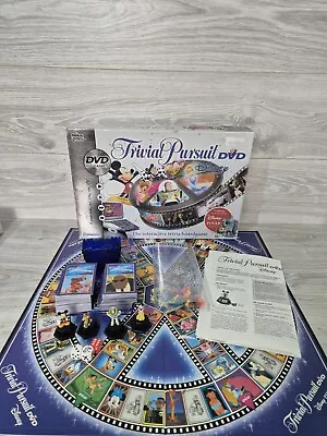 Trivial Pursuit Disney Edition Parker Hasbro 2005 DVD Board Game NO DVD • £3