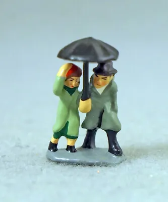 J Carlton By Gault French Miniature Figurine Couple Man & Woman With Umbrella • $47.49