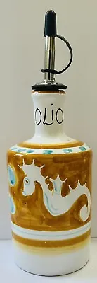 Vietri Pottery-Campagna Oil Dispenser Made/Painted By Hand-Italy • $44.99