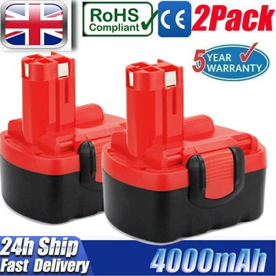 £22.99 • Buy 2X 4.0AH 14.4V Ni-MH Battery For Bosch 2607335533 BAT038 BAT040 BAT041 PSR1440