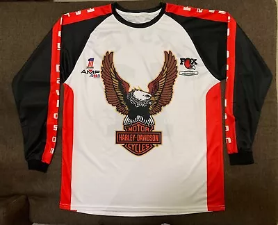 Retro Vintage Motocross Harley Davidson Amf Mx250 Jersey Ahrma Rich Eierstedt • $66