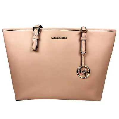 New Michael Kors Women’s Handbag Jet Set Travel Ballet Medium Carryall Tote Tan • $99.99