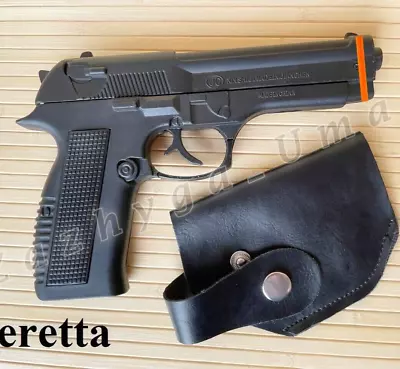 £35.37 • Buy Gas Lighter Gun Beretta With Holster Refillable Torch Jet Flame Adjustable Smoky