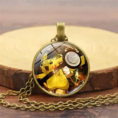 £3.99 • Buy Pokemon Bronze Necklace Pendant Jewellery Accessories - Pikachu