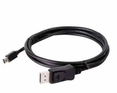 MiniDisplayPort To DisplayPort 1.4 HBR3 Cable Male/Male 2m/6.56ft Black Lot Of 3 • $39.99