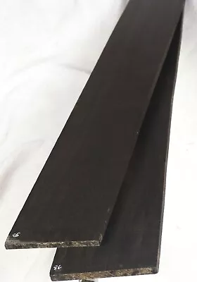 Wormy Gabon Ebony 5 Or 6 String BASS Guitar Fingerboard Blank 3.5x27.5  EF86 • $66