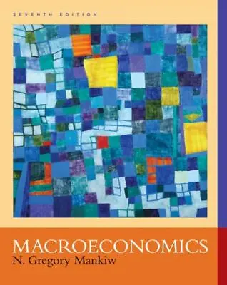 Macroeconomics By Mankiw N. Gregory • $5.95
