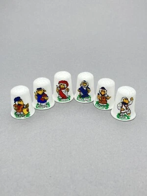 £7.50 • Buy The Wombles Of Wimbledon Fine Bone China Thimbles Full Set Of Six