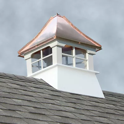 Accentua Rainier Vinyl Cupola With Copper Roof 20 In. Square 32 In. High • $529