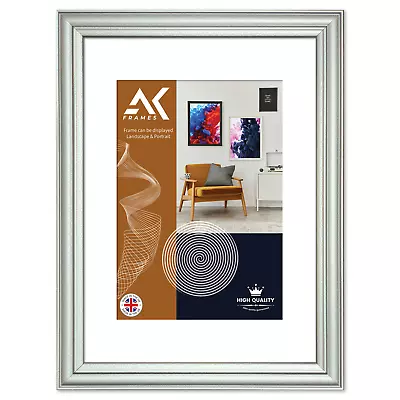 £7.50 • Buy A1 A2 A3 A4 A5 Picture Frames With Mount Flat Photo Frame Modern ALL COLOURS