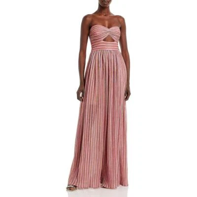 $53.69 • Buy Aqua Womens Metallic Maxi Strapless Fit & Flare Dress Gown BHFO 4204