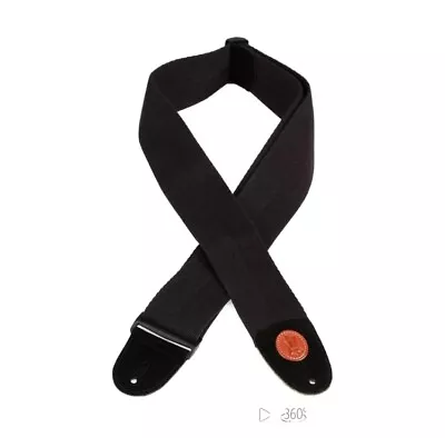 Levy's 3  Wide Cotton Bass Guitar Strap - Black • $14.95