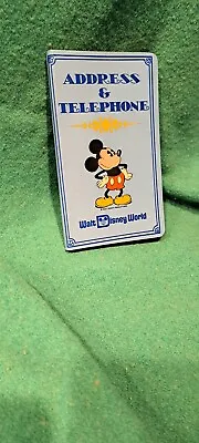Vintage Blue Mickey Mouse Address & Telephone Book Hands On HIPS Japan WDW • $22.22