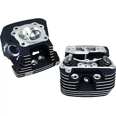 S&S Cycle Cylinder Heads 79CC - Black For Twin Cam 90-1293 • $1690.01