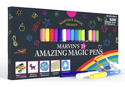 £16.99 • Buy Marvin's Magic - 25 Amazing Magic Pens | Coloured Pens | Art Supplies For Kids