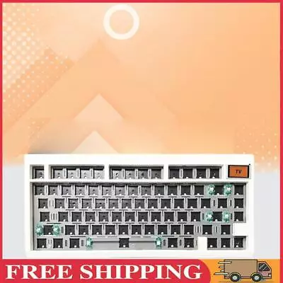 GMK81 RGB Mechanical Keyboard Kit Wired Keyboard 81 Keys Keyboard (White) • $128.37