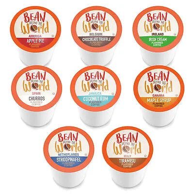 Bean Around The World Variety Pack  Flavored Coffee PodsKeurig Compatible40 CT • $19.99
