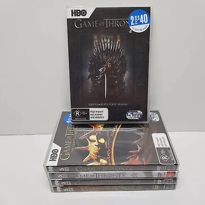 Game Of Thrones Seasons 1-5 HBO Region 4 DVD TV Series Set • $15