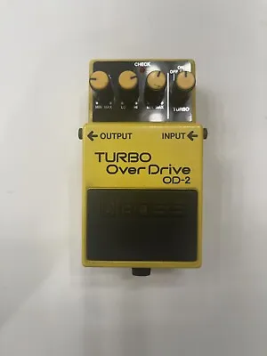 Boss Roland OD-2 Turbo Overdrive Vintage Guitar Effect Pedal MIJ Japan • $99