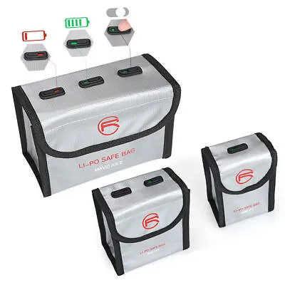 $15.29 • Buy For DJI Mavic Air 2 Drone Lipo Battery Safe Bag Storage Case Guard Protector