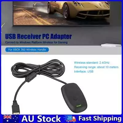 Portable USB Receiver Pc Adapter Gaming Accessories For Xbox 360 Wireless Handle • $36.21