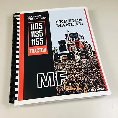 Massey Ferguson 1105 1135 1155 Tractor Service Workshop Repair Manual • $56.67