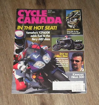 Cycle Canada Magazine May 1994 Motorcycles Yamaha YZF600R Miguel Duhamel  • $10.93