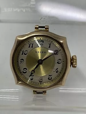 1920s Vintage Rolex 9ct Gold - Watch Face Only • $620