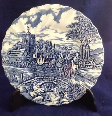 Vintage Blue And White Myott Royal Mail Bread  /cakePlate/ Plaque • £8