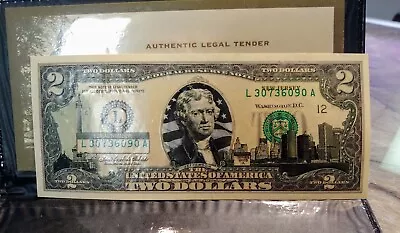 World Reserve Monetary Exchange Authentic Legal Tender  $2 Bill New Jersey • $9.75