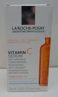 La Roche-Posay 10% Pure Vitamin C Serum Anti-Wrinkle Concentrate 1 Fl Oz (30 Ml) • $17.95