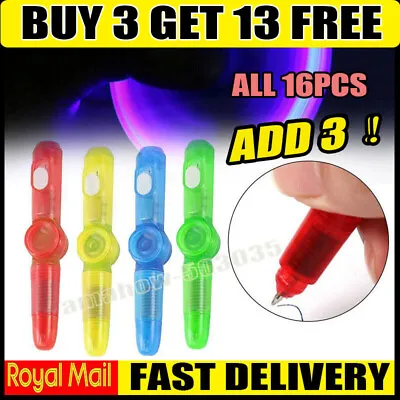 3+13Fidget Spinner Light Up Pen Sensory Toy Autism Stress Relief ADHD Games Gift • £2.82