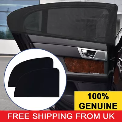 2x Universal Car Sun Mesh Blind Rear Window UV Protector Sun Shade For Baby Kids • £5.90