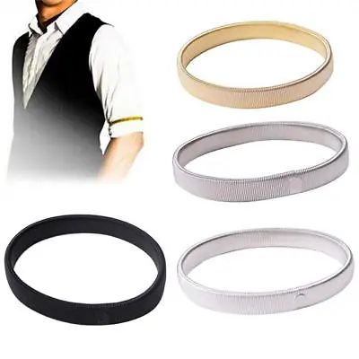 1pc Shirt Sleeve Holder Metal Arm Band Garter Elasticated For Mens Ladies FI • £3.53