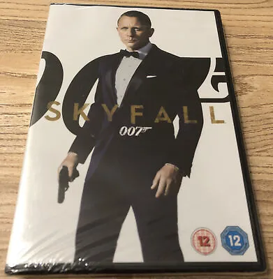 Skyfall 007mgm Dvd 2013james Bond Daniel Craigregion 2 New & Sealed • £2.97