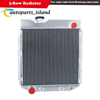 Aluminum 3-Row Radiator For 1965 1966 Ford Mustang/1964-1965 Mercury Comet KK • $129