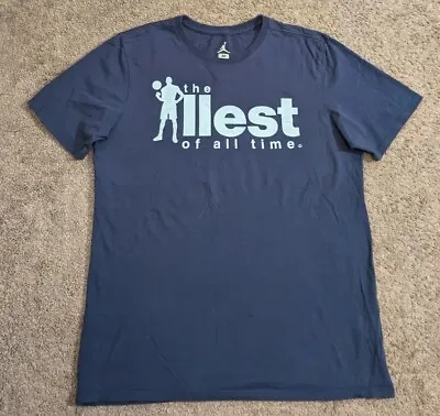 Men's Air Jordan Illest Of All Time Blue T-Shirt 7896009-410 Medium  • $17.99