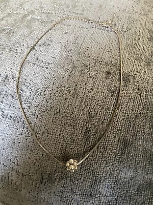 Euc Vintage Silver Pearl Necklace  • $14.99