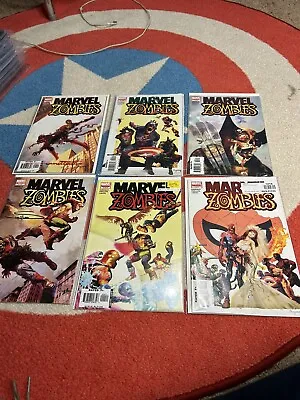 MARVEL ZOMBIES 1-5 COMPLETE SET 2005 1ST Print Series Comics Signed Suydam Plus • $249.99