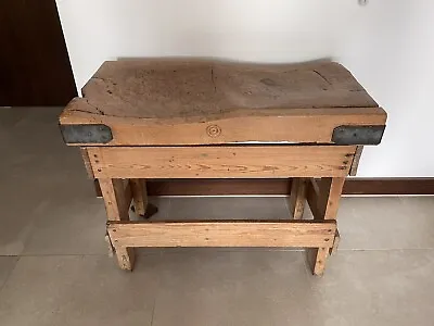 £550 • Buy Antique Solid  Large Butchers Block / Kitchen Island. Possibly Georgian.
