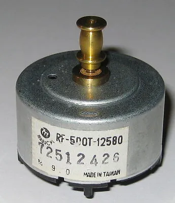 Mabuchi RF-500 Motor W/ Pulley For VCR / CD / DVD Player - 9V DC - RF-500T-12580 • $9.95